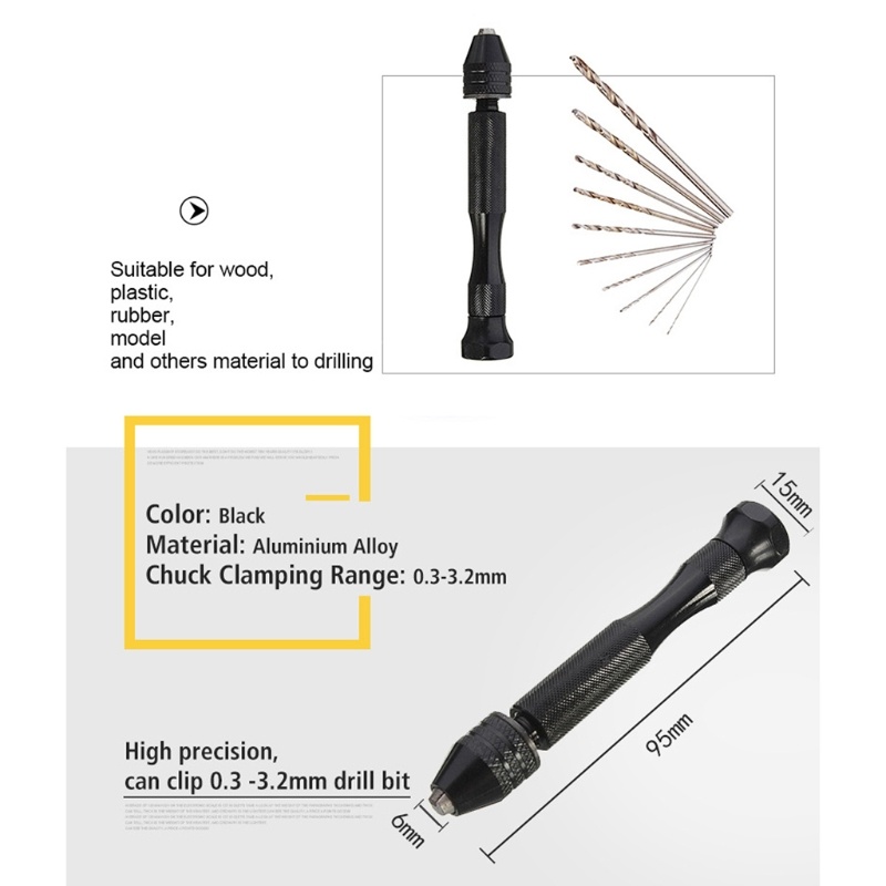 Micro Mini Hand Drill Bits Set - огляд і ціна Woodworking Resin