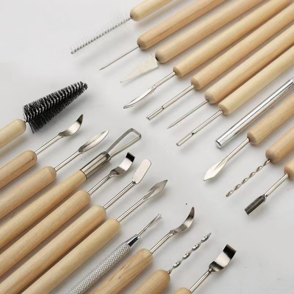1SET Pottery Clay Sculpting Mo - огляд і ціна Wood Chisel Set
