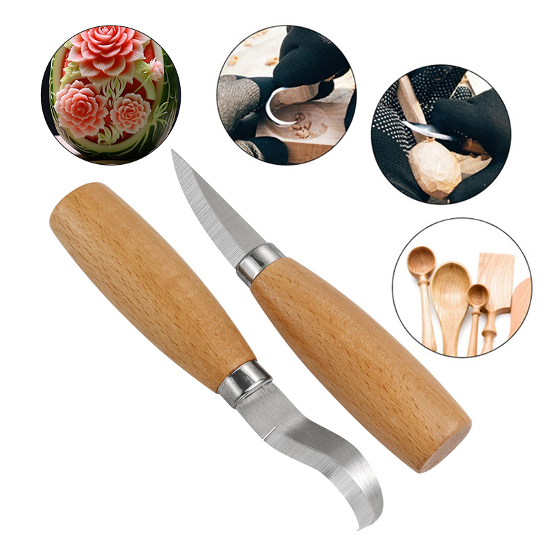 Stainless Iron Carving Knife B - огляд і ціна Wood Chisel Set