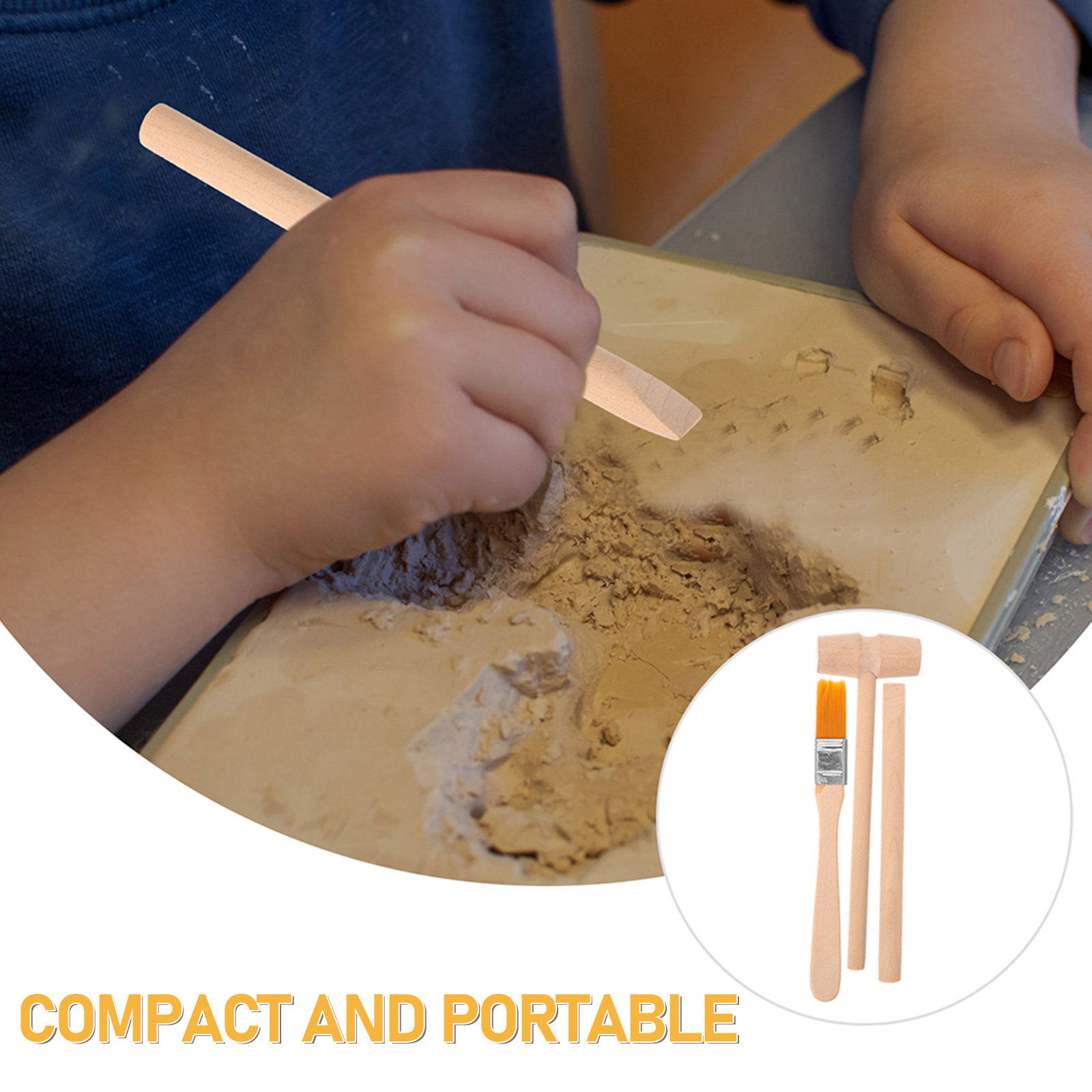 Kids Excavation Tool Set – Woo - огляд і ціна Wood Chisel Set