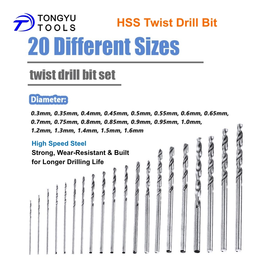 Micro Mini Twist Drill Bit Set - огляд і ціна Woodworking Resin
